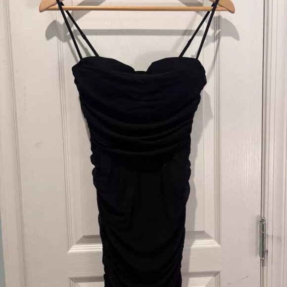 Black Windsor Corset Mini Dress - Picture 2 of 5